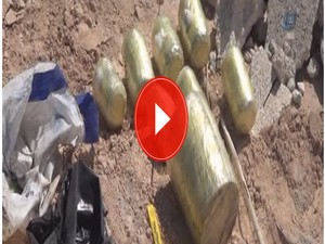 Çöp konteynırında 8 adet el yapımı bomba bulundu