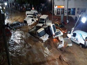 Bodrum’da sel felaketi