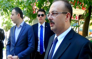 Hakkari’de bayramlaşma töreni