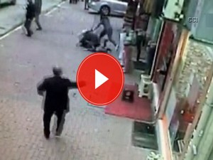 Tokat'daki deprem paniği güvenlik kamerasında!