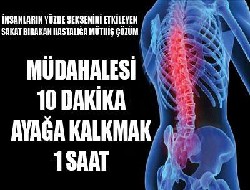 Bel fıtığı tedavisinde devrim