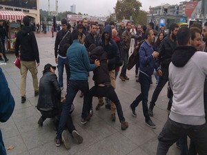 Anmaya gidenlere polis müdahalesi