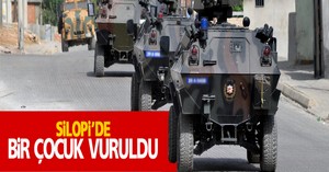 Silopi’de bir çocuk vuruldu