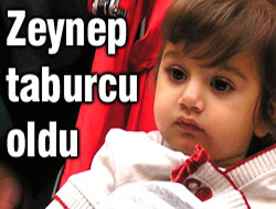 Minik Zeynep taburcu oldu