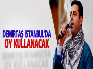 Yüksekdağ Van'da, Demirtaş İstanbul'da oy kullanacak