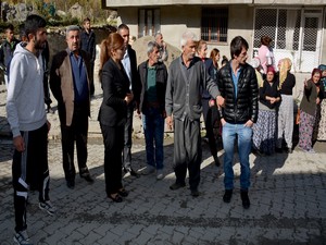 Eş başkanlar olay yerini ziyaret etti