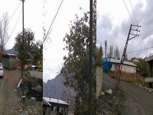 Mahalle sakinlerinin korkulu rüyası direkler onarıldı