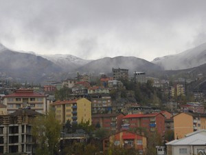 Hakkari'de yağışlar etkili olmaya başladı