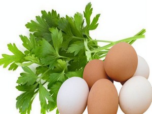 Hastalanmamak için yumurta ve maydanoz tüketin