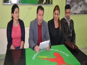 Hakkari DBP'den basın açıklaması