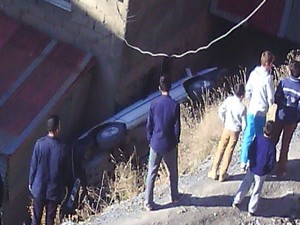 Hakkari’de trafik kazası 1 yaralı