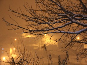 Hakkari'de lapa lapa kar yağışı