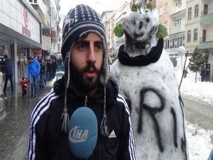 Hakkari'de kardan adamlı barış mesajı