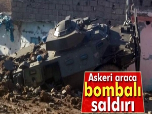 Sur’da panzerin geçişi sırasında bomba patladı