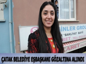 Çatak Belediye Eşbaşkanı gözaltına alındı