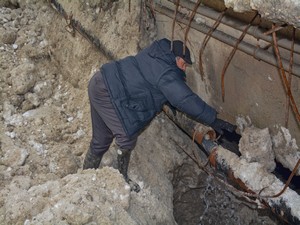 Donan içme suyu boraları için çalışma başlatıldı