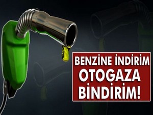 Benzine indirim, otogaza bindirim!