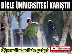 Dicle Üniversitesinde olay