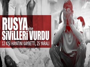 İdlib'de füze saldırısı: 12 ölü, 25 yaralı