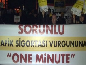 Taksicilerden trafik sigortası fiyatlarına tepki