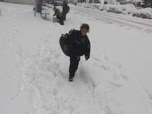 Hakkari'de kar esareti geri geldi
