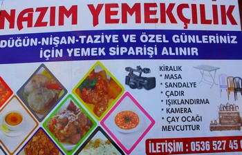 Nazım Yemekçilik hizmet vermeye devam ediyor