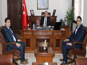 Prof. Dr. Sambur'dan Vali Canbolat'a ziyaret