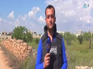 Canlı yayında yaralandı