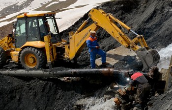 Belediyenin zorlu çalışması tamamlandı