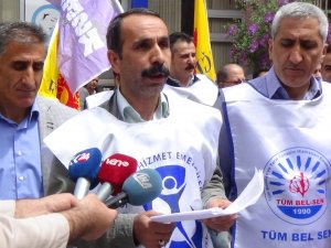 Hakkari'de 1 Mayıs basın açıklamasıyla kutlandı