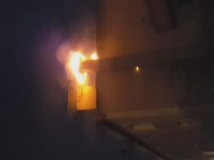 Hakkari'de korkutan yangın