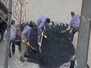 Hakkari belediyesinin yağmurla sınavı!