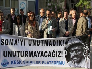 Hakkari KESK Soma'yı unutmadık unutmayacağız