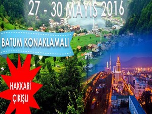 Hakkari’den Karadeniz-Batum Turu