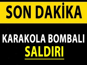 Tunceli’de karakola bombalı araçla saldırı