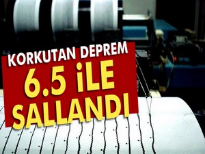 Endonezya 6.5'lik depremle sarsıldı