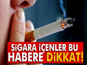 Sigara içenler bu uyarılara dikkat