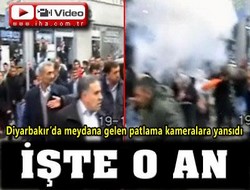 Diyarbakırbakır'daki patlama anı..