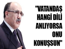 Herkes kendi dilini konuşsun