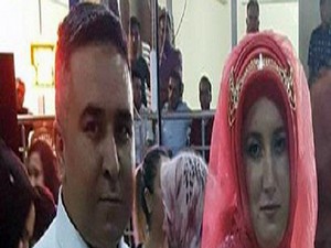 Gelin ve damat hayatının şokunu yaşadı