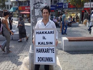 Hakkarili Metin Hakkari için seferber oldu