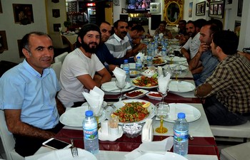 KESK basın çalışanları ile yemekte bir araya geldi