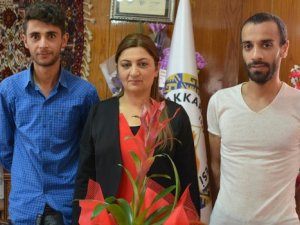 Milli atletler Başkan Yıldız’ı ziyaret etti