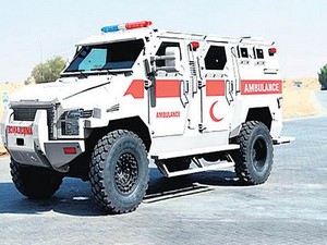 Hakkari’ye zırhlı ambulans gönderildi