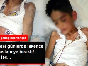 Öz Evladına İşkence Etti