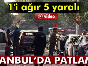 Yenibosna'da şiddetli patlama: 1'i ağır 5 yaralı