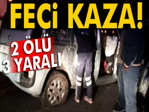Denizli’de zincirleme trafik kazası: 2 ölü, 3 yaralı