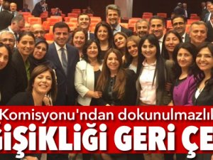 Venedik dokunulmazlık raporunu geri çekin