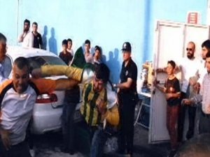 Maç sonrası taraftar birbirine girdi