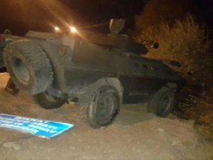 Zırhlı araç devrildi: 1 şehit, 3 yaralı!